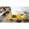 Image 3 : Gas-Powered Pocket Bike Mini Motorcycle with Yellow Body and Pull-Start Engine