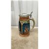 Image 11 : Budweiser "A Perfect Christmas" Holiday Stein and Three "Discovery of America" Commemorative Steins