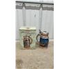 Image 12 : Budweiser "A Perfect Christmas" Holiday Stein and Three "Discovery of America" Commemorative Steins