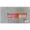 Image 2 : Vintage Bowes Seal Fast Stainless Steel Hose Clamps Wire Store Display Rack with Sign 20 x 20"