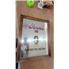 Image 2 : Coors Banquet "America's Fine Light Beer" Framed Advertising Bar Mirror with Wooden Frame 16 x 20"