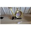 Image 1 : Seagram's and Be Sure Magnums Brass French Horn Illuminated Advertising Sign Lamp 10 x 10"