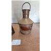 Image 3 : Pair of Vintage Brass Nautical Port Lanterns with Red Lens