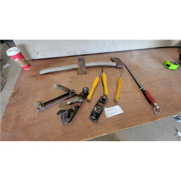 Shapleigh's St. Louis Firmer Chisel, Hand Planes, Hatchet, Axe, Lathe Tooling and More