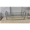 Image 2 : Chrome Shoe Rack, Two-Tier Hanging Shower Caddy, White Grab Bar, and 2 Chrome Grab Bar, 34"