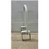 Image 4 : Chrome Shoe Rack, Two-Tier Hanging Shower Caddy, White Grab Bar, and 2 Chrome Grab Bar, 34"
