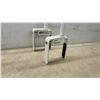 Image 5 : Chrome Shoe Rack, Two-Tier Hanging Shower Caddy, White Grab Bar, and 2 Chrome Grab Bar, 34"