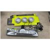 Image 7 : Lot of Lighting: NOMA 10" LED Flush Mount and Leadvision ZLED Slim 4" Recessed Lights, Spotlight