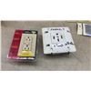 Image 11 : Assorted Electrical Boxes, Intermatic T100 Series Sign Timers, Push-A-Magic Breakers, Brass Switch