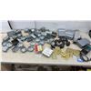 Image 1 : Assorted Electrical Boxes, Intermatic T100 Series Sign Timers, Push-A-Magic Breakers, Brass Switch