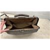 Image 4 : Vintage Leather Doctor's Gladstone Bag and Hugo Quad Cane