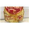 Image 11 : Pair of Vintage Coca-Cola Double Sided "Take Home a Carton 25¢" Die-Cut Tin Advertising Signs