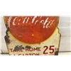 Image 4 : Pair of Vintage Coca-Cola Double Sided "Take Home a Carton 25¢" Die-Cut Tin Advertising Signs