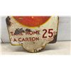 Image 5 : Pair of Vintage Coca-Cola Double Sided "Take Home a Carton 25¢" Die-Cut Tin Advertising Signs