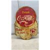 Image 9 : Pair of Vintage Coca-Cola Double Sided "Take Home a Carton 25¢" Die-Cut Tin Advertising Signs