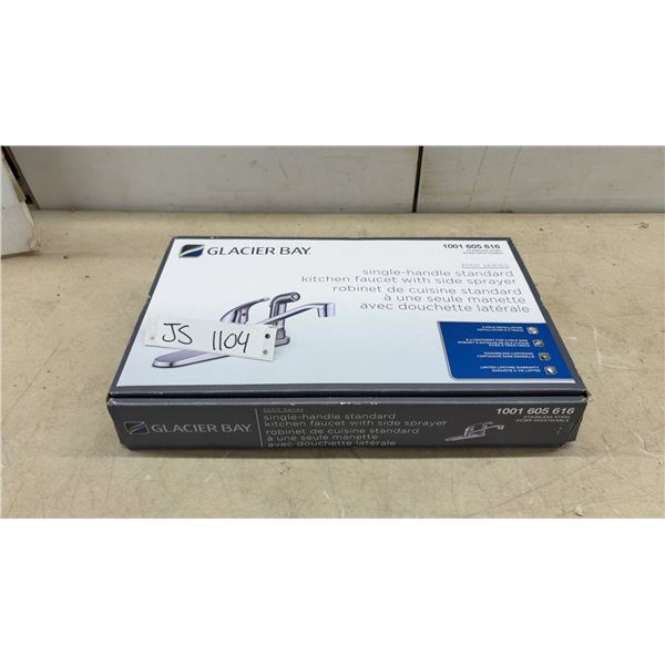 New Glacier Bay Kitchen Faucet with Side Sprayer
