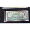Image 8 : 2 x 1973 Canada $1 Bills, 2 x 1986 Canada $2 Bills, 1954 Canada $1 Bill and 1967 Canada $1 Bill