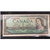 Image 4 : 2 x 1954 Canada $1 Bills, 1986 Canada $2 Bill, 1954 Canada $5 Bill, 1967 Canada $1 Bill