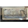 Image 8 : 2 x 1954 Canada $1 Bills, 1986 Canada $2 Bill, 1954 Canada $5 Bill, 1967 Canada $1 Bill