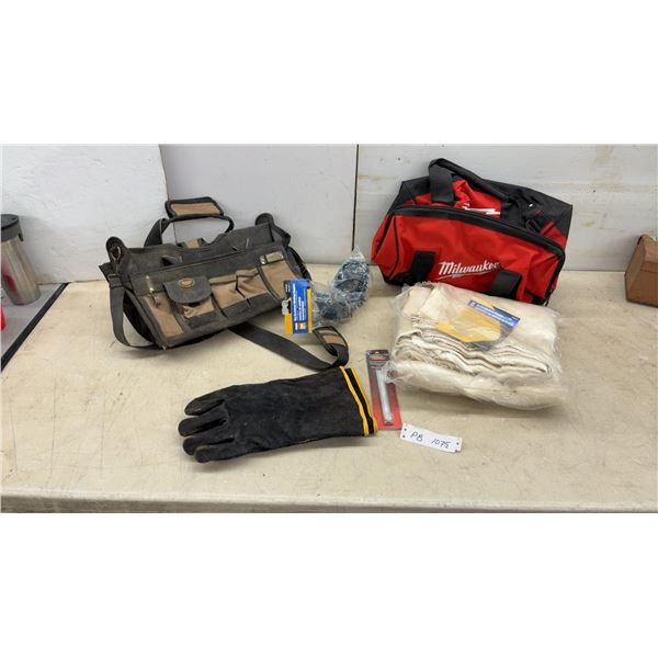 New 8' x 8' Welding Blanket, Welding Gloves, Goggles, Tool Bags