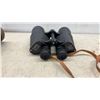 Image 6 : Vintage TECO Metal Toolbox, Porro Prism Binoculars With Leather Case, and Fixed Blade Knife
