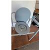 Image 5 : Drive Medical Adjustable Steel Bedside Commode with Padded Armrests and Removable Bucket