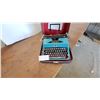 Image 1 : Underwood Portable Typewriter, Turquoise, Late 1950s, with Original Case