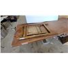 Image 3 : Wooden Folding Chair with Slatted Seat and Two Horizontal Back Slats