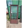 Image 2 : Brown Aluminum Full-View Storm Door and Dark Grey Exterior Door with Glass Inserts 32 x 80"+