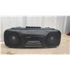 Image 2 : Cosmo AM/FM Radio Stereo Cassette Recorder Boombox with Original Box and Power Cord