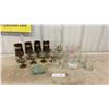 Image 1 : Handcrafted Etched Glass Duck Coasters, Pyrex Measuring Cup, Oil Lamp, Mugs and More