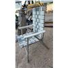 Image 8 : Sierra Trails Folding Camp Stool, Cream Slatted Folding Patio Chairs, and Webbed Lawn Chair