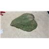 Image 6 : Three Red Steering Wheel Locks with Keys and Decorative Leaf-Shaped Concrete Garden Stone