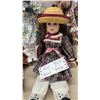 Image 4 : Lot of Five Porcelain Collector Dolls in Vintage-Style Clothing and More