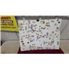 Image 1 : Large Collection of Assorted Lapel Pins and Travel Souvenir Badges on Display Board and More