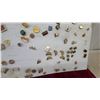 Image 4 : Large Collection of Assorted Lapel Pins and Travel Souvenir Badges on Display Board and More