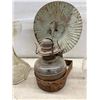 Image 4 : Wall-Mounted Oil Lamp, Tabletop Oil Lamp, Brown Glass Bottle, Canvas Canteen