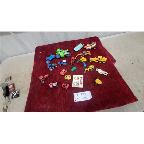 Hot Wheels Surf 'N Turf Die-Cast Car, Toy Motorcycle, Construction Vehicles, and More