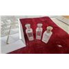 Image 3 : Lot of Vintage White Milk Glass Jars, Small Apothecary Bottles, and More