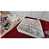 Image 4 : Lot of Vintage White Milk Glass Jars, Small Apothecary Bottles, and More