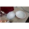 Image 2 : Vintage Enamelware Basins, Saalfield Perfect Picture Puzzle, Flash Cards, and More