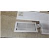 Image 3 : HDX White Steel Sidewall Grilles 14 x 8" and 30 x 8" with PlumbShop Spray Head and More
