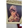 Image 6 : Pair of Mid-Century Framed Art Prints, Country Girl by Holusa No.