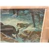 Image 5 : The Wild Dogs by Clarence Tillenius Framed Manitoba Centennial Print, 1870-1970
