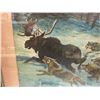 Image 6 : The Wild Dogs by Clarence Tillenius Framed Manitoba Centennial Print, 1870-1970