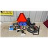 Image 1 : Slow Moving Vehicle Sign, Cobra Radio, AAA Maps, Wayfinder Compass, Tow Hook and More