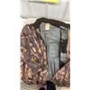 Image 5 : Master Sportsman Camouflage Hunting Pants Size XL, Hunting Jacket Size Medium, and Back Pack