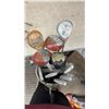 Image 3 : Golf Bag and Cart - Not Complete Set of Clubs