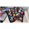 Image 2 : Three Crocheted Blankets: Multi-Color Granny Square, Cream Chevron, & Green & Yellow Square