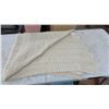 Image 6 : Three Crocheted Blankets: Multi-Color Granny Square, Cream Chevron, & Green & Yellow Square